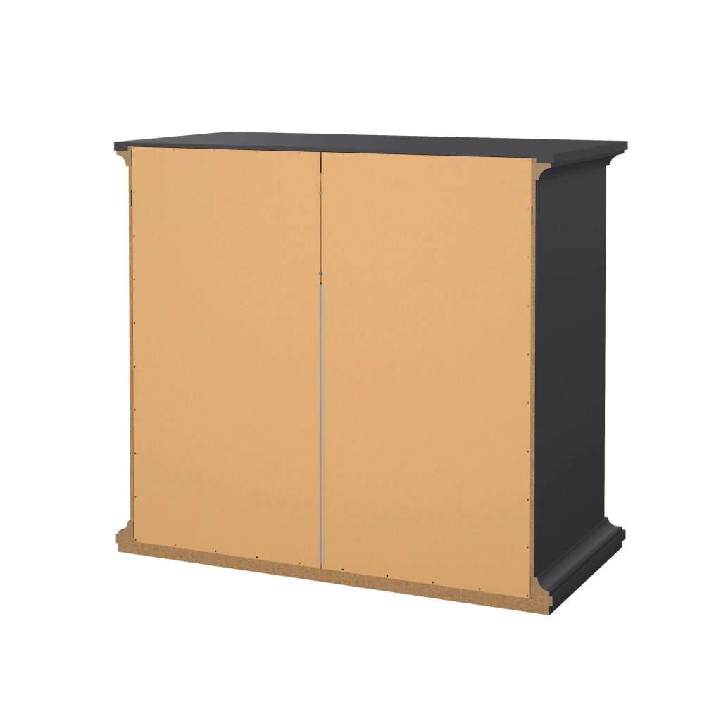 Cassettiera Arika, Settimino multiuso, Comò camera da letto, Mobile con cassetti, 96x49 h87 cm, Grigio