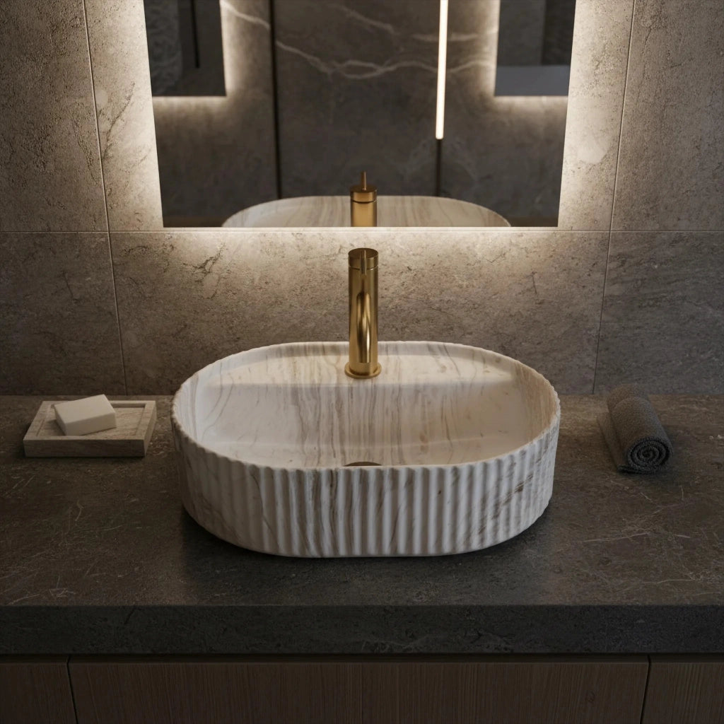 Lavabo Da Appoggio Rea Marcela 50 Kallisto
