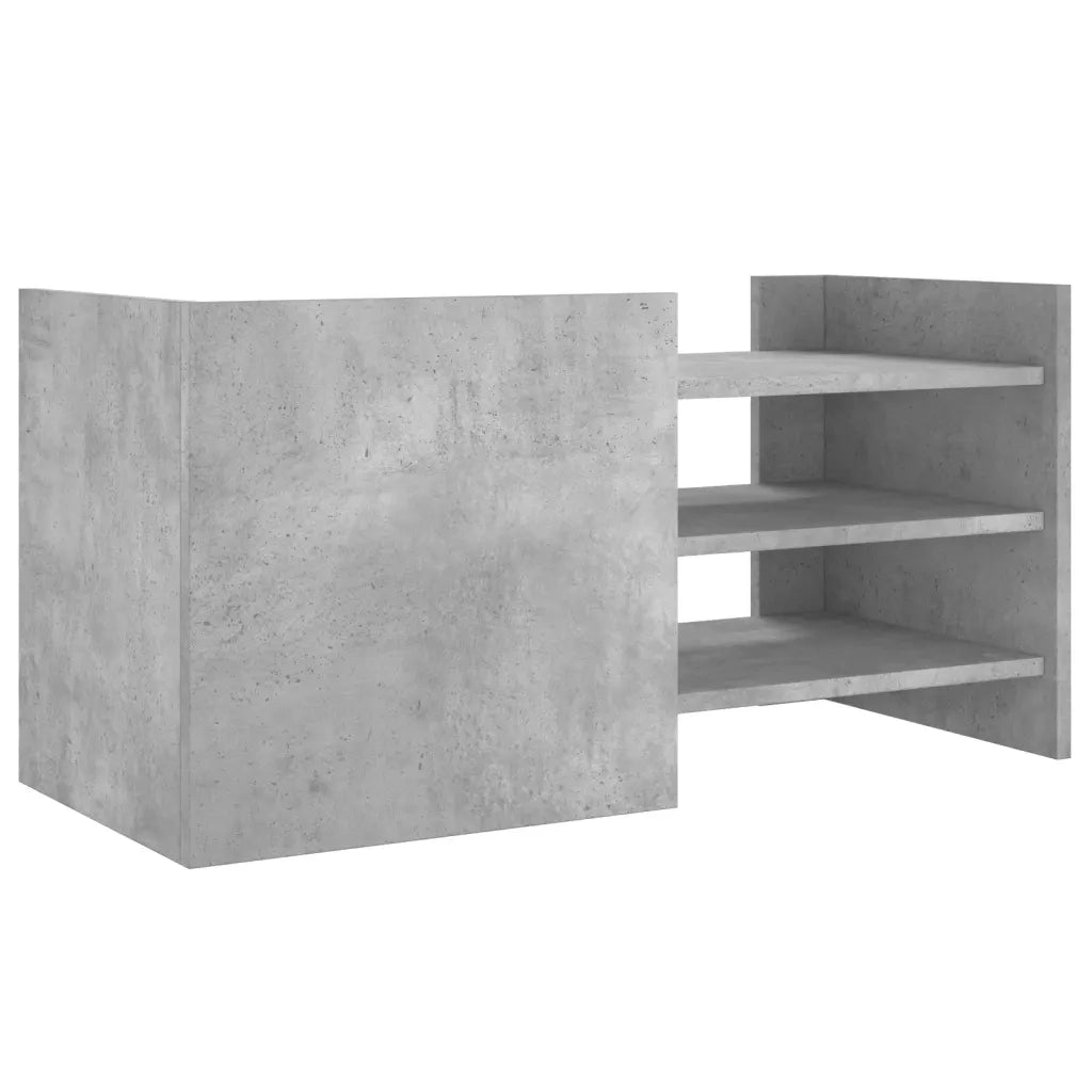 Mobile per TV Grigio Cemento 80x35x40 cm Legno Multistrato