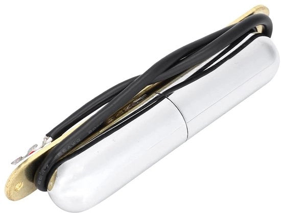 Pickup elettrico per chitarra - Single Coil - Componenti DIY per chitarra - Argento - Pickup a tubo di labbra magnetico - Funzionale e di budget