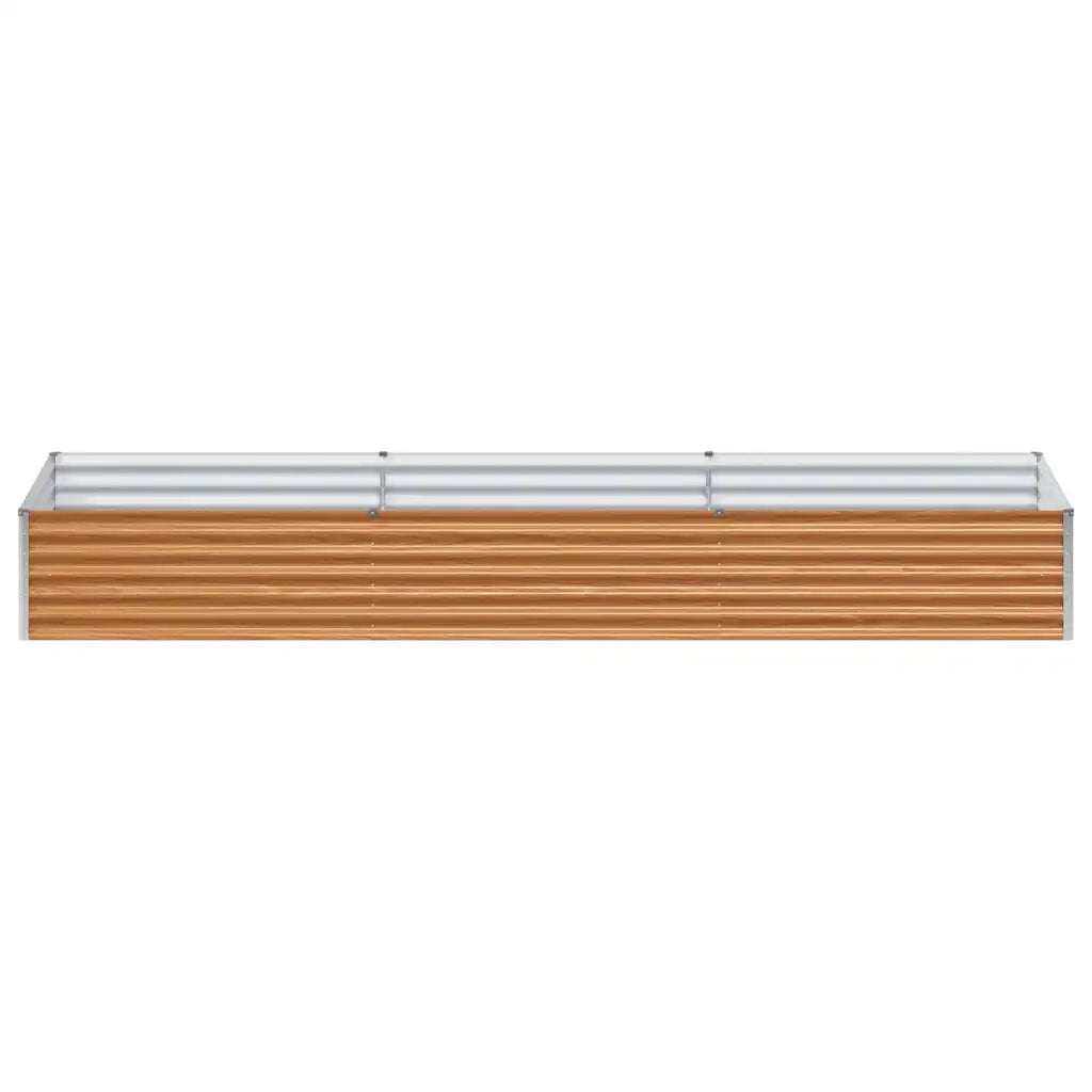 Letto rialzato da giardino 290 x 100 x 36 cm Acciaio zincato 42017360