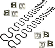 Set di Molla per Divano da 2 pezzi - 20 Pollici con 8 Clip S, Diametro di Filo 4.0