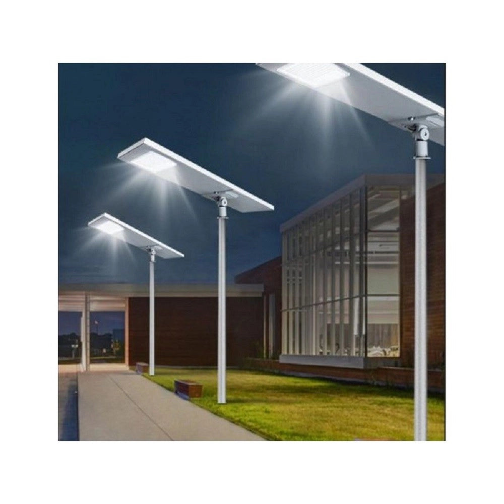 Trade Shop - Lampione Faro Led 500w Stradale Crepuscolare Con Pannello Solare Ip65 Sl-500w-lp -