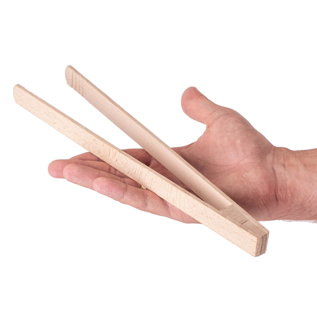 Pinze per cetrioli KADAX, per cavolo cappuccio, toast, griglia, in legno, 29,5 cm