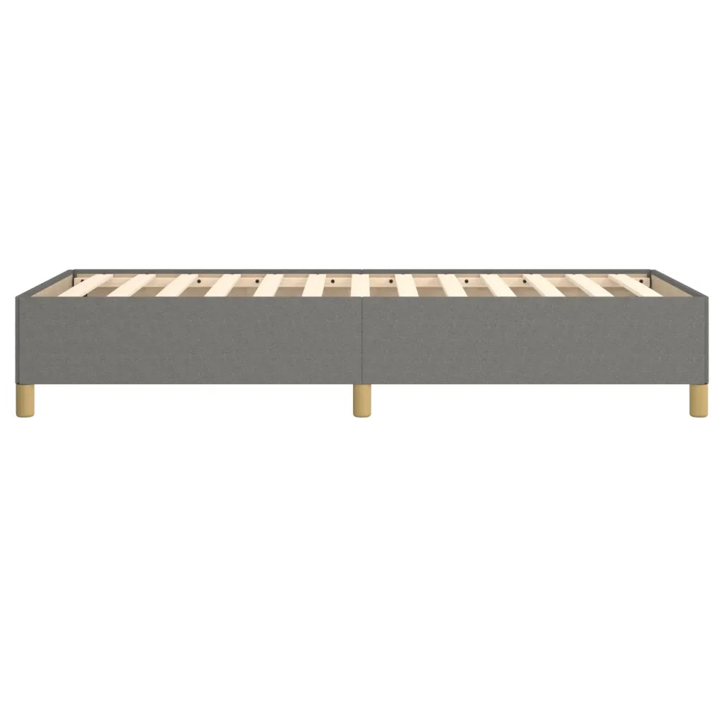Giroletto senza Materasso Grigio Scuro 80x200 cm Tessuto 347118