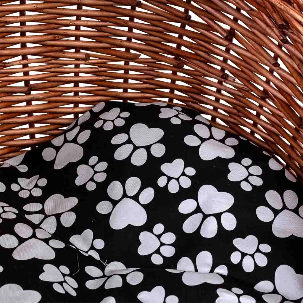 Cuccia in vimini per animali 50x40x40h cm