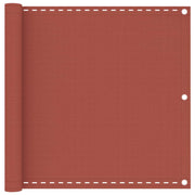 Schermo per balcone schermo per la privacy 90 x 600 cm HDPE terracotta 02_0010420
