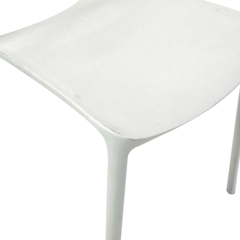 Sedia polipropilene Risto impilabile bianco cm 47x52h83