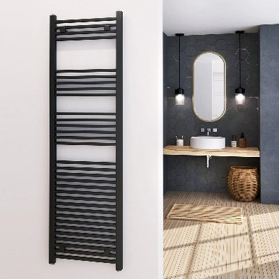 TERMOARREDO DESIGN ANTRACITE TUBI QUADRATI- H 1700  x  Int. 470 (mm)- ATON- pezzi 1
