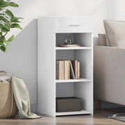 vidaXL Credenza Bianca 40x42,5x93 cm in Legno Multistrato
