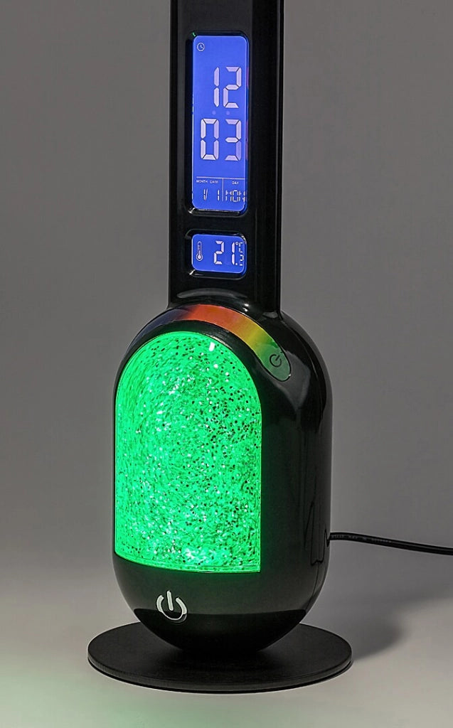 Lampada da tavolo LED RGB ricaricabile nera Figen 5W