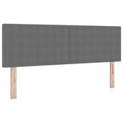 Testiera | Testata LED con Testiera | Testata Grigio chiaro 144 cm Tessuto in Cords