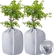 2 pezzi di protezione termica per vasi - 50x45cm protezione per piante in vaso - protezione per vasi da giardino con corda per trainare - protezione dal freddo per vasi da fiori vasi da fiori per piante