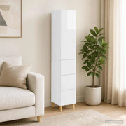Set di armadi 2 pcs Bianco Lucido 33 x 34,5 x 90 cm 3416569