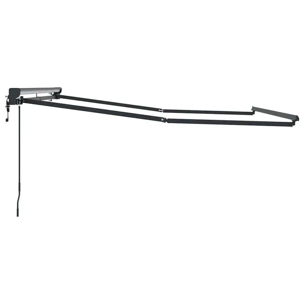 Struttura della tenda Regolabile-Telaio per tenda da sole Antracite 3 x 2,5 m Acciaio 158380