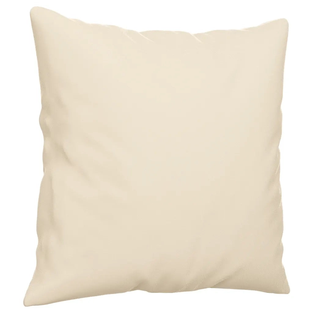 Divano a 2 Posti con Cuscini-Sofa 2 Posti con Cuscini Beige 120 cm Tessuto Microfibra