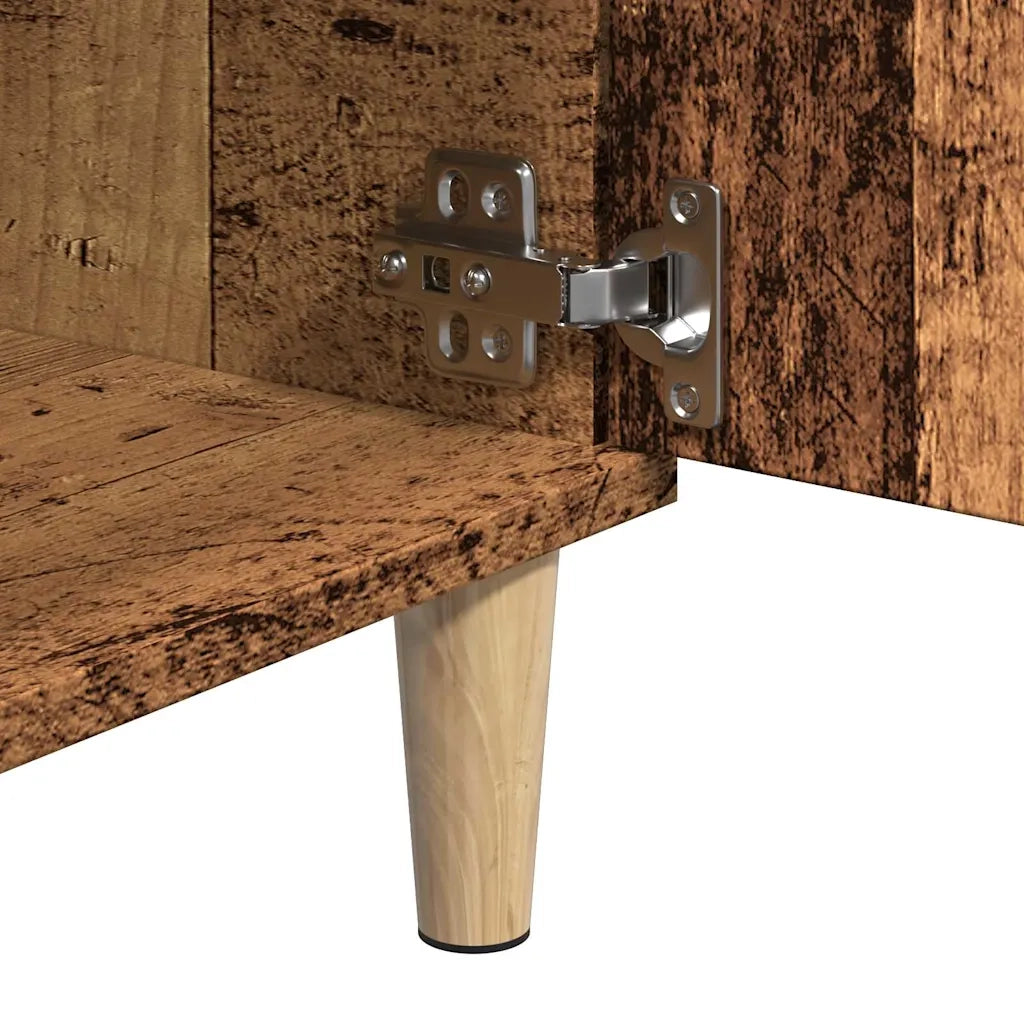 Mobile Porta TV Legno Antico 102x35x50 cm in Legno Multistrato 856428