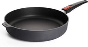 Piatto Diamond Lite con bordo alto - inductivo - adatto a tutti i tipi di fornelli - 1 pezzo - antracite - alluminio fuso - diametro 32 cm