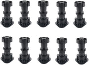 10 x Supporti per Mobili - Supporto per Mobili - Piastra di Supporto - Supporti per Mobili con Ampia Portata: 100-120mm (10x7CM)