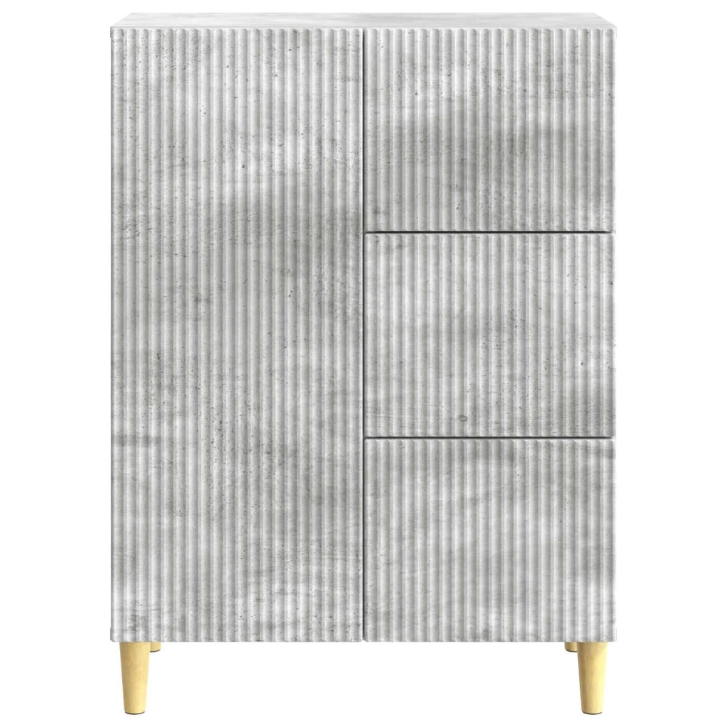 Credenza Grigio Cemento 66 x 34,5 x 90 cm Legno ingegnerizzato