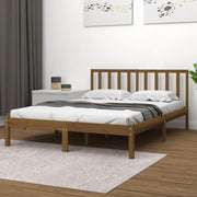 Giroletto senza Materasso-Struttura Letto Ambra in Legno di Pino 200x200 cm 118479