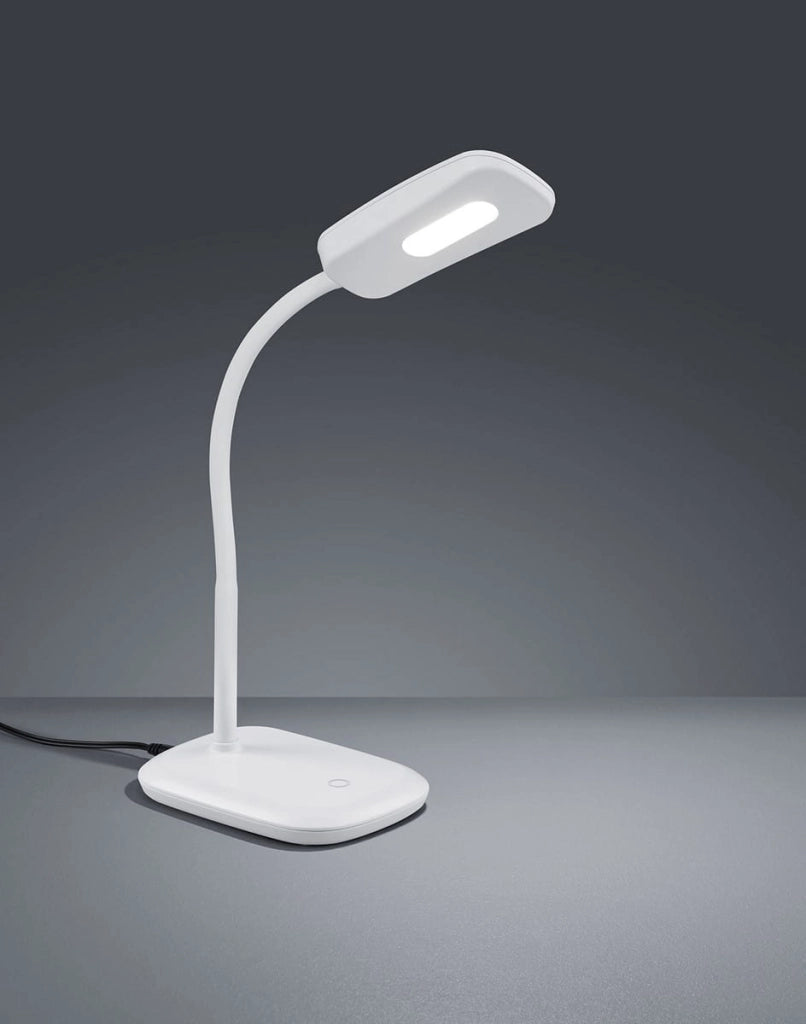 Lampada da scrivania RL BOA bianca LED 3,5W dimmerabile 3000K