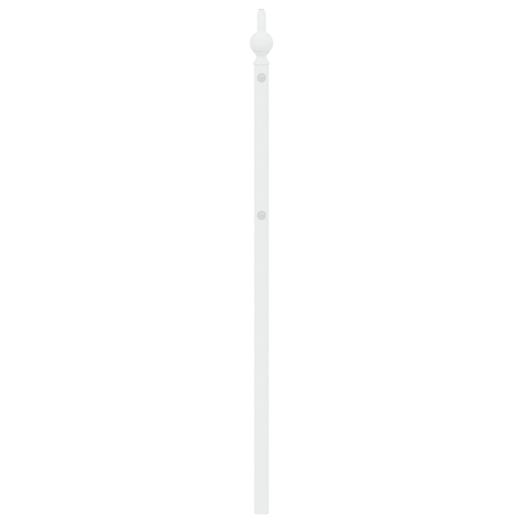 Testiera in Metallo Bianco 200 cm
