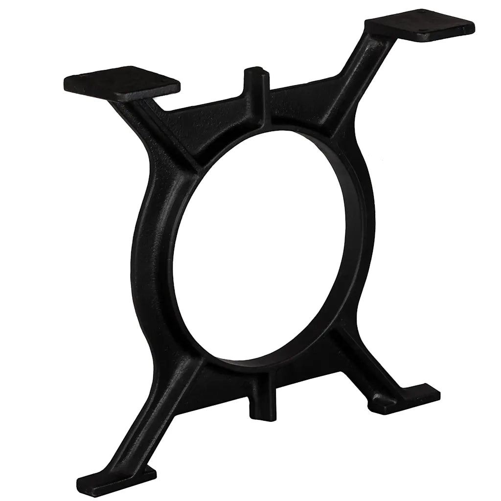 Gambe per Tavolino da CaffÃ¨ 2 pz a Forma di O in Ghisa cod mxl 66950