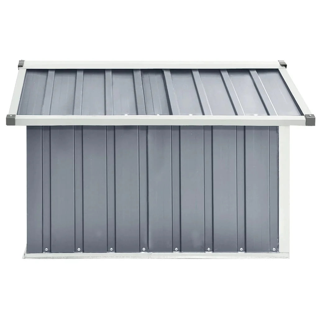 Rifugio per robot da giardino 92 x 97 x 63 cm acciaio zincato grigio 02_0022392