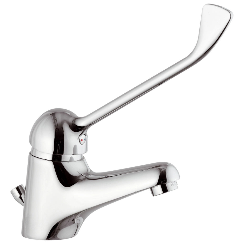 MISCELATORE MONOCOMANDO LAVABO CON LEVA CLINICA EPIC- Cromo- MARIA- pezzi 1