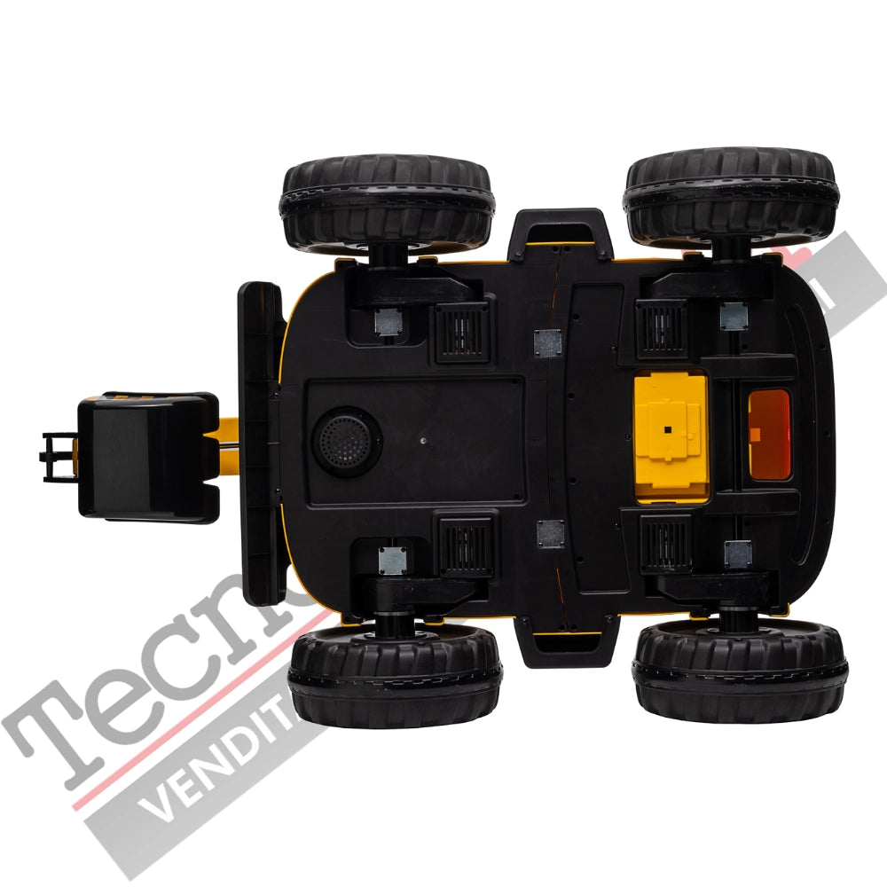 Trattore Escavatore Elettrico Braccio Meccanico Per Bambini 12V con Radiocomando