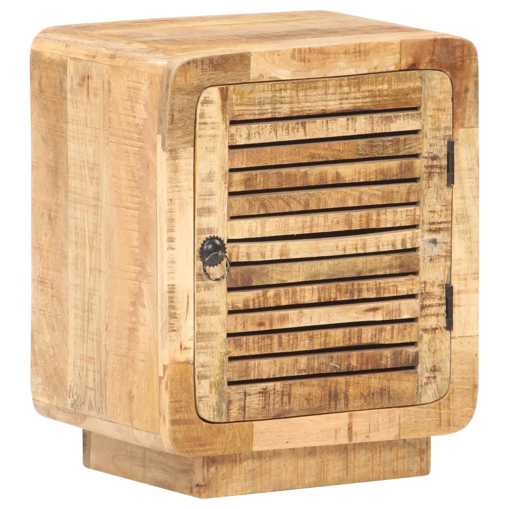 Comodino 40x30x50 cm in Legno Massello di Mango Grezzo cod mxl 30598