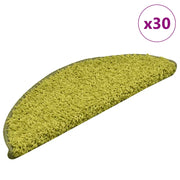 Tappetini per scale 30 pz 56x17x3 cm Verde Semicircolari 3365810