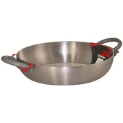 Trade Shop - Tegame In Alluminio Pentola Con Doppio Manico Soft Touch Ergonomici Da ø22 A 40cm Cucina -    -diametro 28cm   -