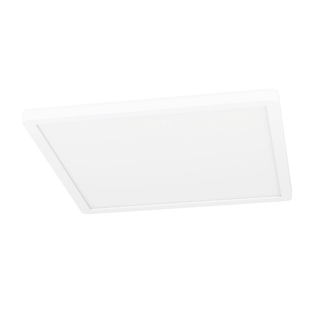 Plafoniera Moderna Rovito-Z Policarbonato Bianco Luce Led Integrato 14,6W