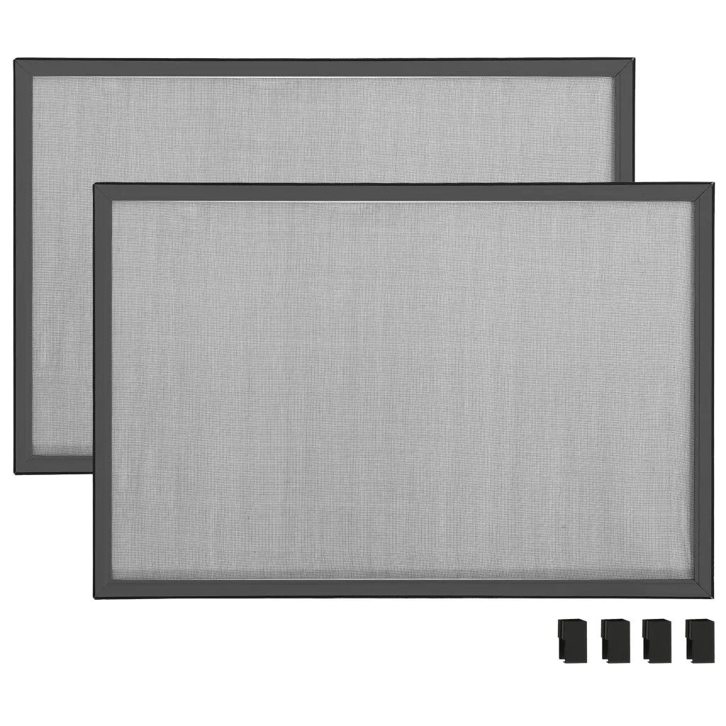 Zanzariera Allungabile per Finestre Antracite (75-143)x50 cm cod mxl 63330