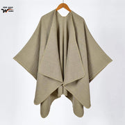Sciarpa double face, in classico cashmere, mantella/scialle versatile e semplice