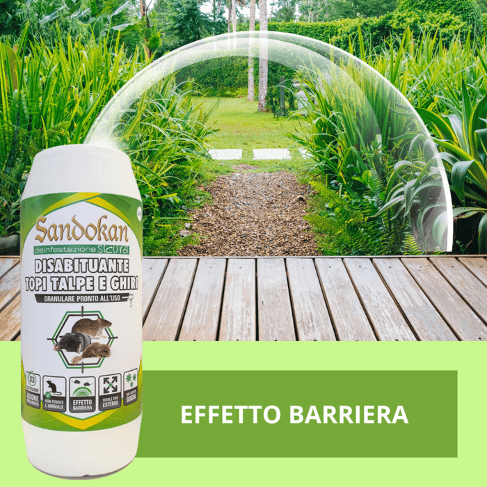 Disabituante topi e talpe granulare