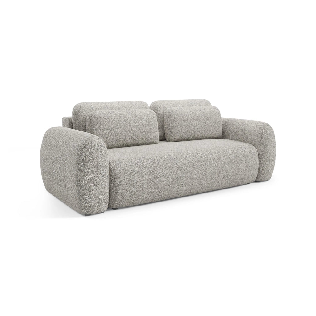 Sessame, Divano Letto 3 Posti Contenitore, 266x121 cm Beige