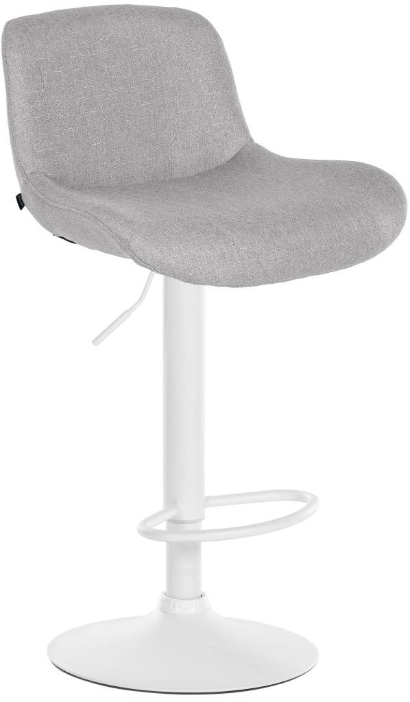 Barhocker Solon WeiЯ Stoff