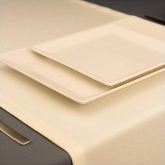 Tappeto da tavola - impermeabile - lusso tovagliato da tavola - decorativo - festivo tovaglie da tavola - decorazione da tavola di alta qualità Tappeto da tavola - impermeabile - lusso ecru 40 x 180 cm