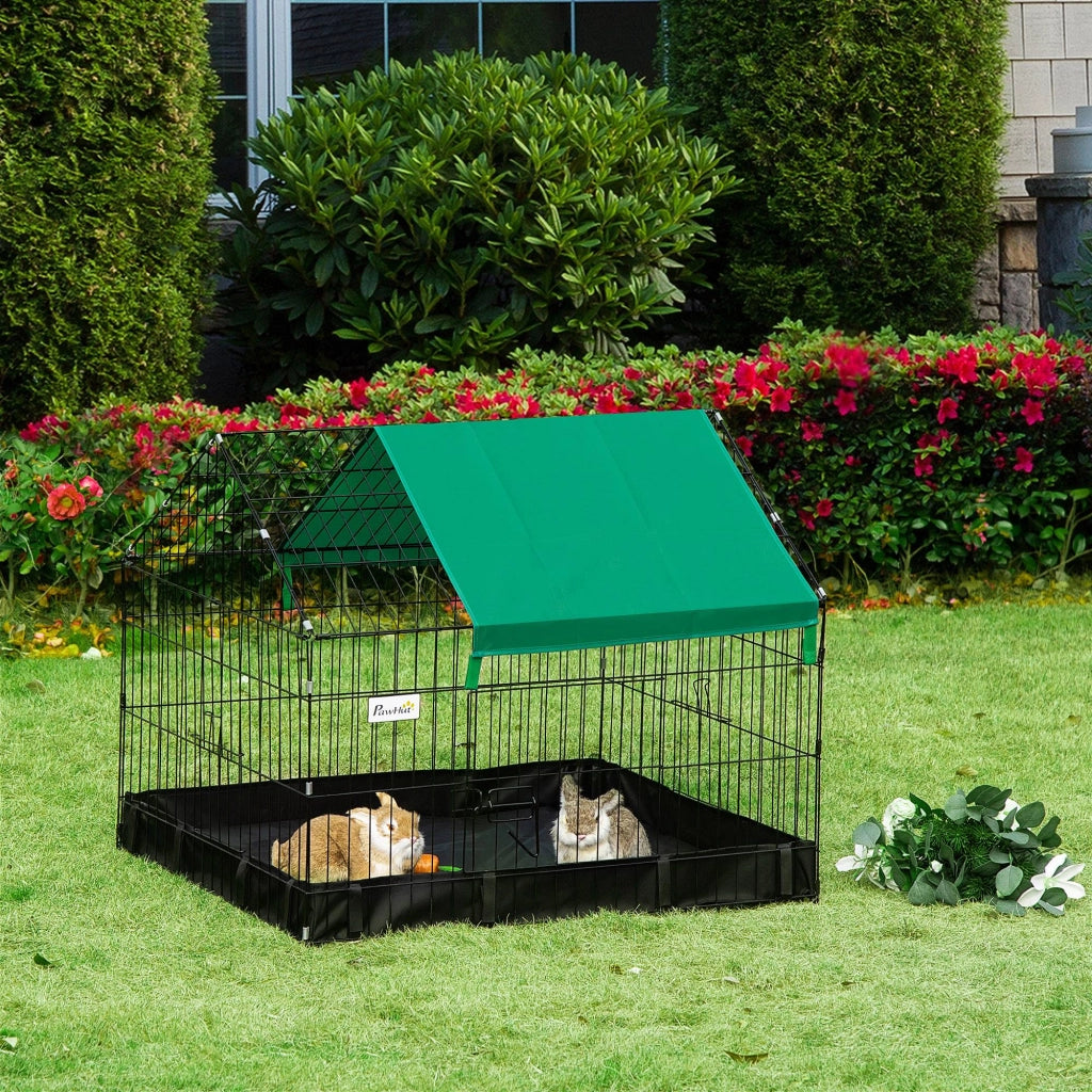 Gabbia per conigli e piccoli animali ¨C zephmum ¨C 90x75x75 cm