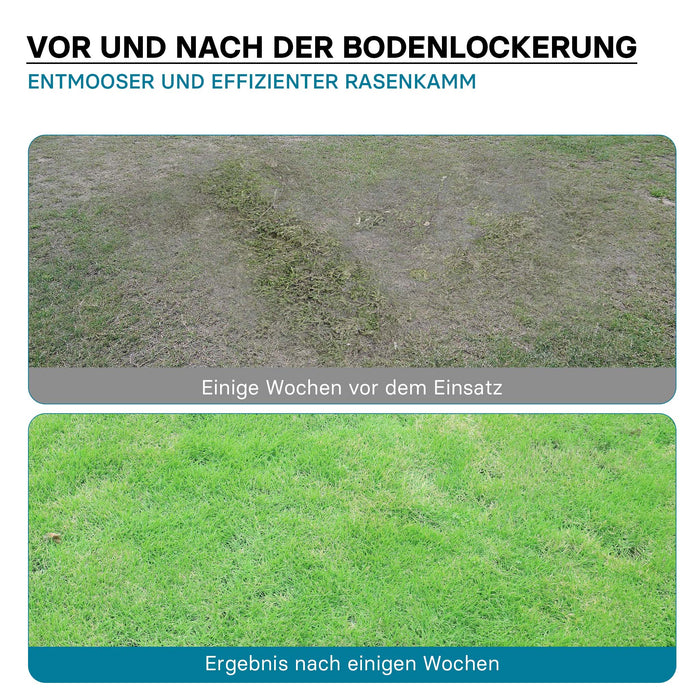 Scarificatore a molle per trattorini, larghezza di lavoro 100 cm, per arieggiatura prato