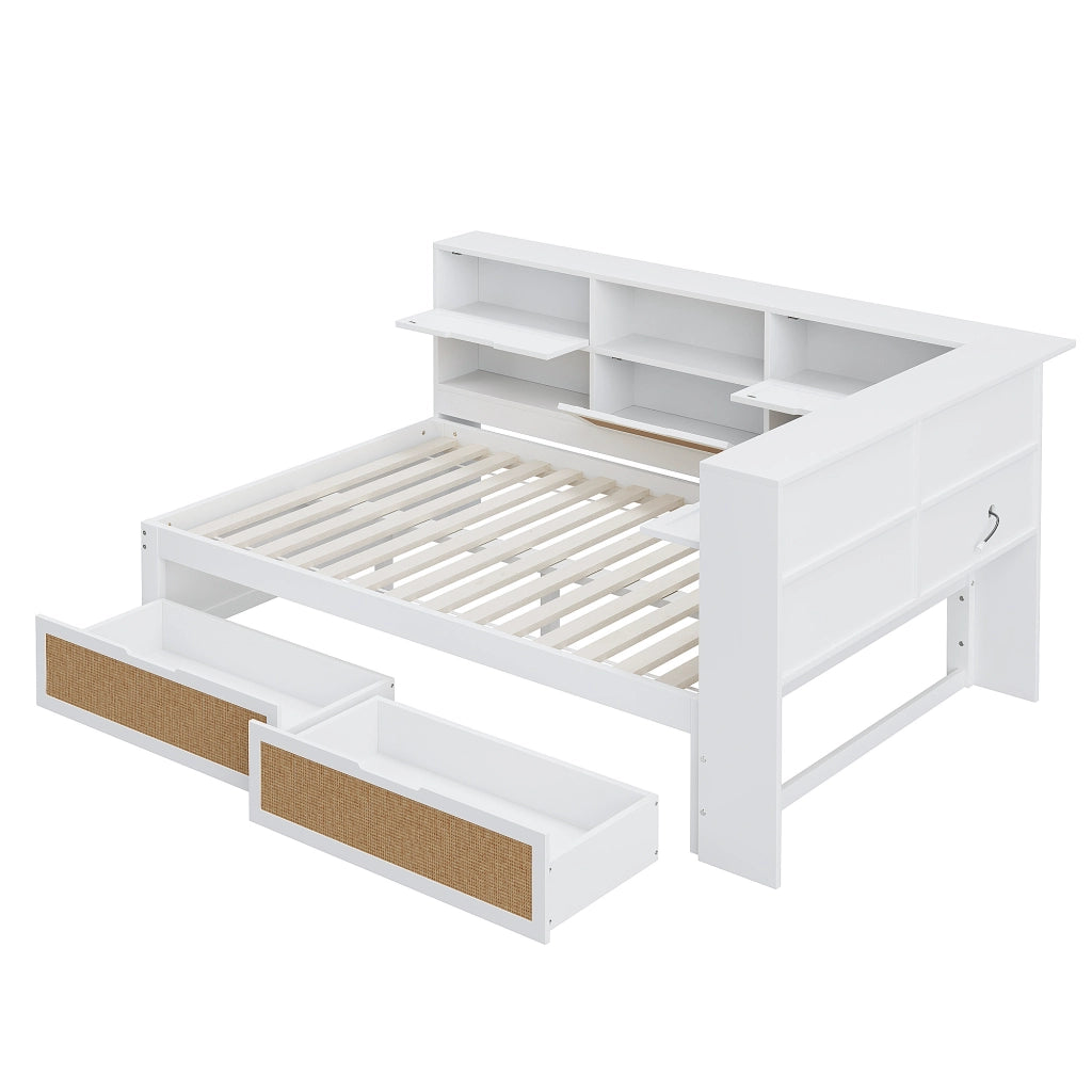 Divano letto multifunzione MDF 140x200 cm
