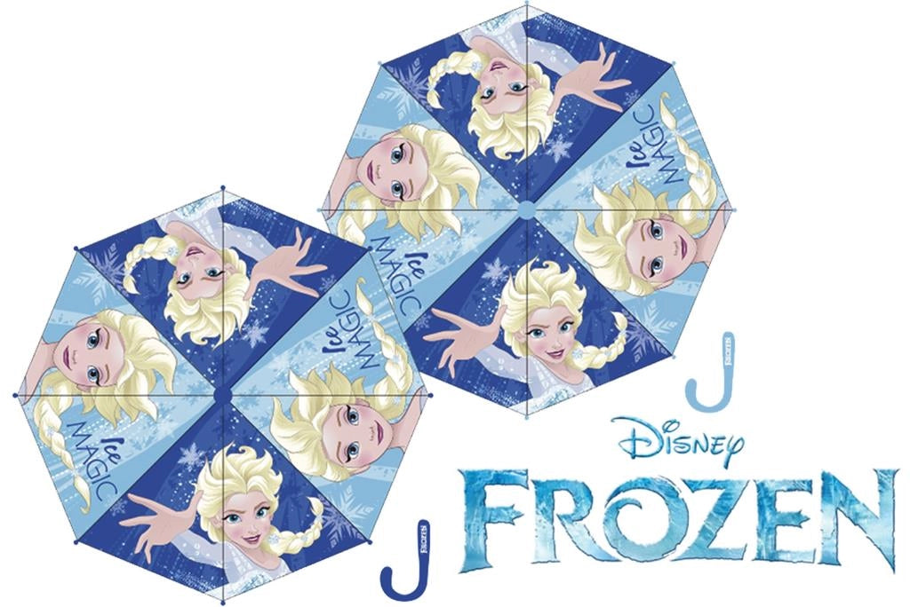 1 Pezzo Ombrello da Pioggia Baby Automatico Disney Frozen 2 Colori