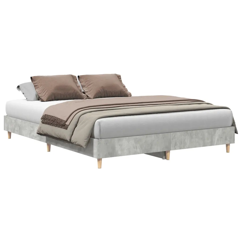 Giroletto senza Materasso Grigio Cemento 150x200 cm Truciolato 3328711