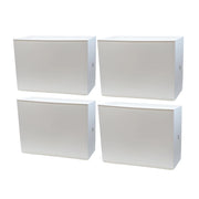 SET 4 SCARPIERE IN PROPILENE 51 X 17 X H39 CM COMPONIBILI IMPILABILI BIANCHE