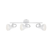 Spot Vintage Soft Metallo Bianco 3 Luci E14 Ip20