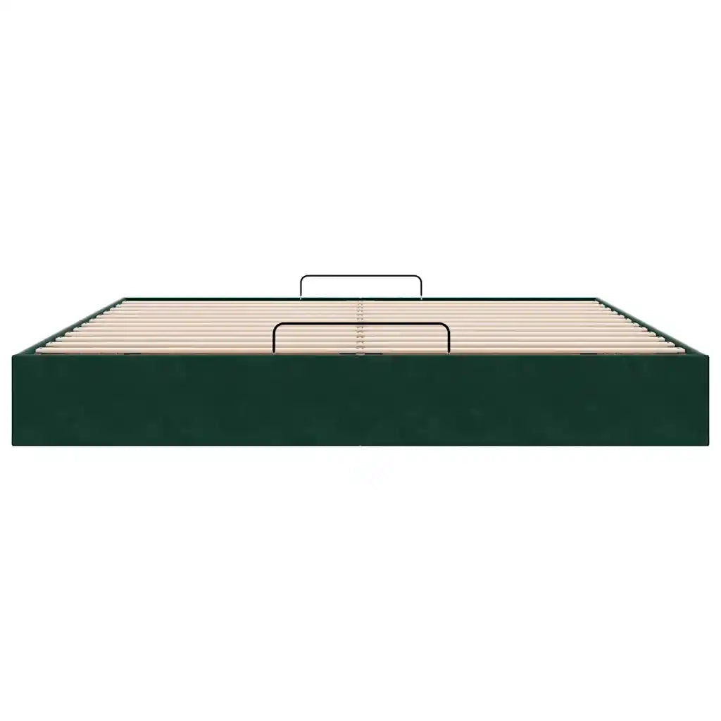 Struttura Letto Pouf senza Materasso 160x200 cm in Velluto
