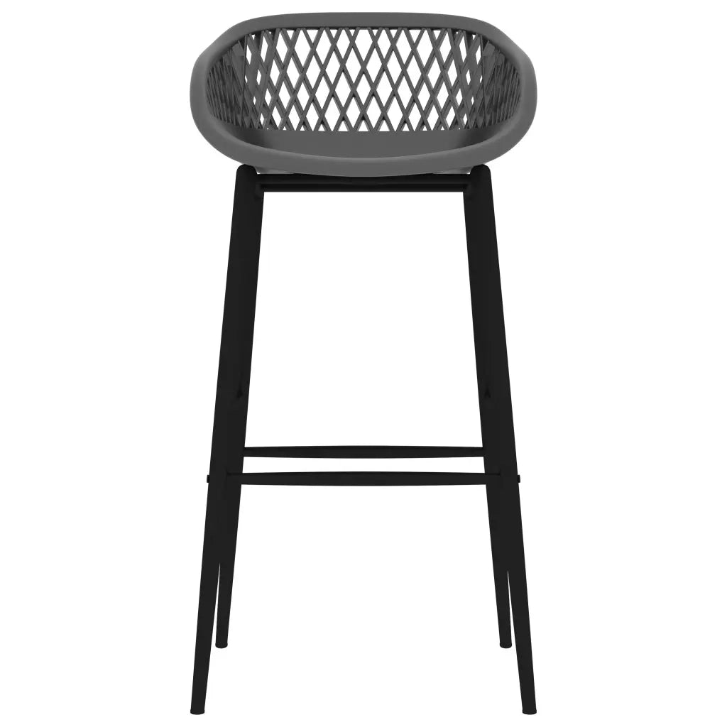 Set da Bar 5 pz Nero e Grigio 3057461